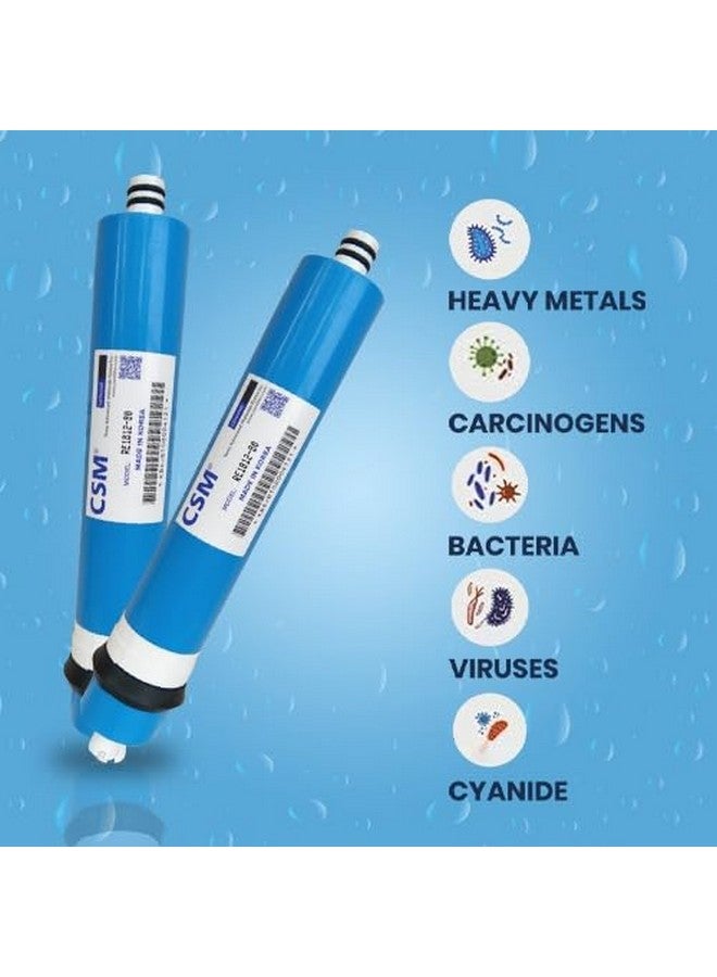 CSM Made in Korea 80 GPD RO Genuine Membrane Filter Cartridge - Reduces TDS by 96%-98% - Compatible with Most RO System - Image 5