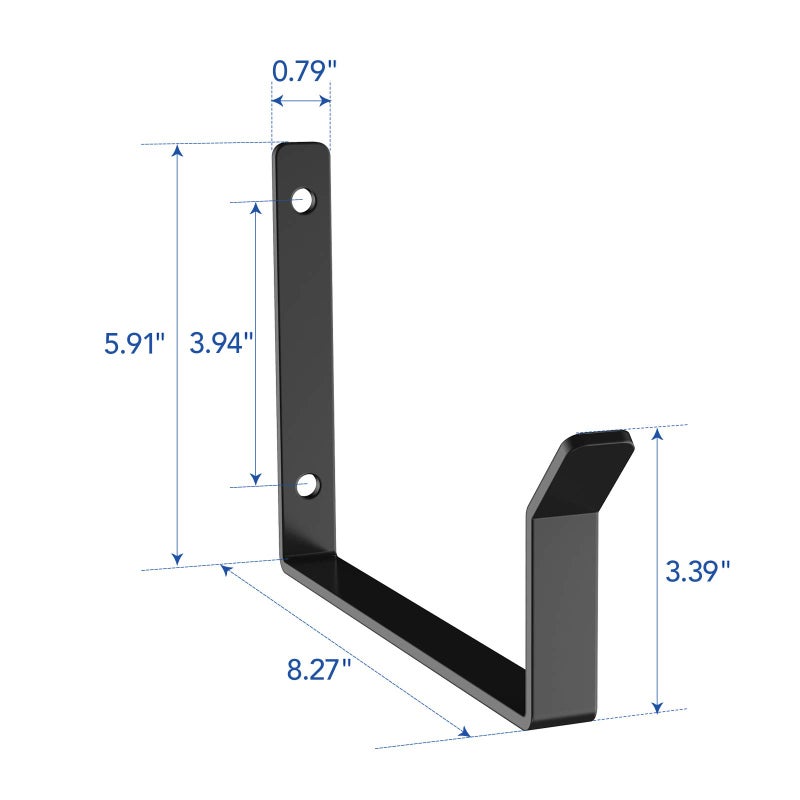 Fleximounts 2 Pack Add On Storage Utility Hook Accessory For Garage Ceiling Rack  Black - Image 4