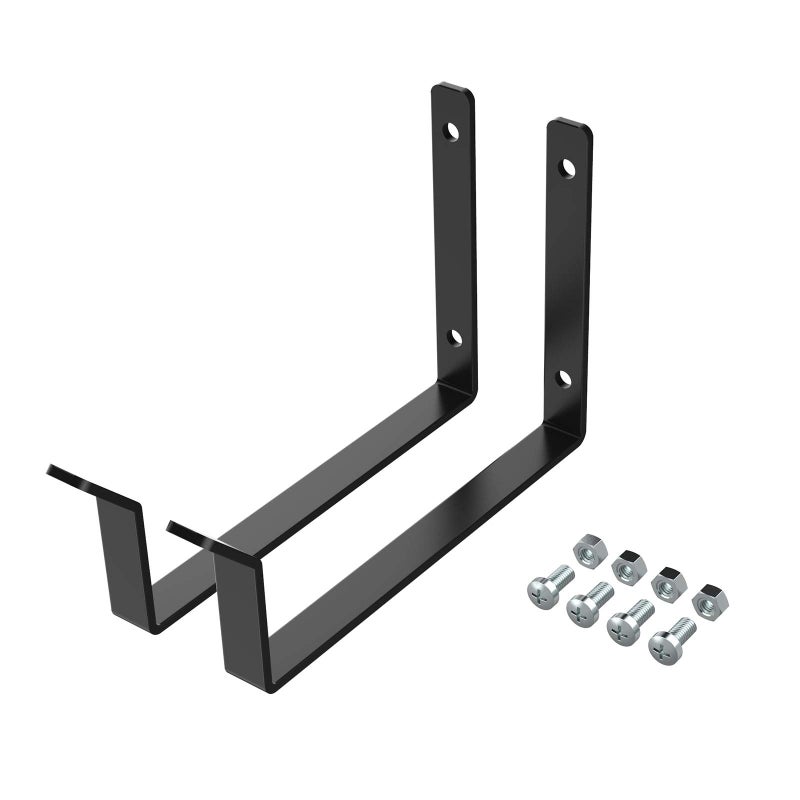 Fleximounts 2 Pack Add On Storage Utility Hook Accessory For Garage Ceiling Rack  Black - Image 3