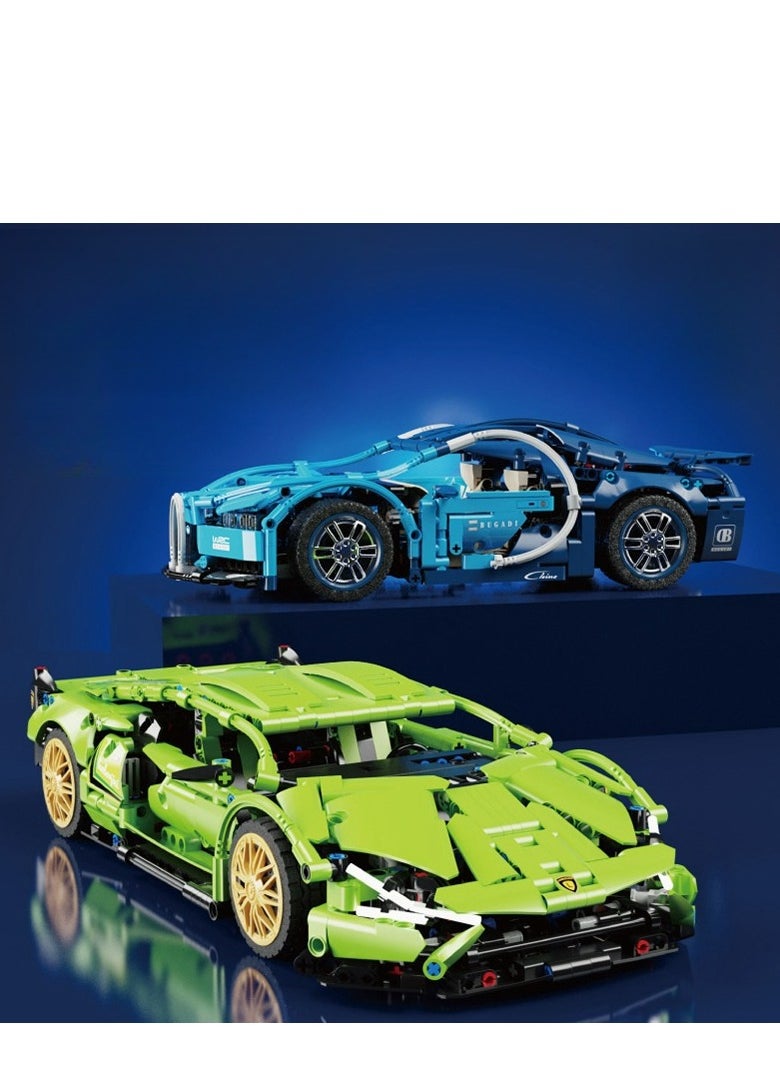 Car Series Small Particle Assembly Model Building Block Gift  - Image 3