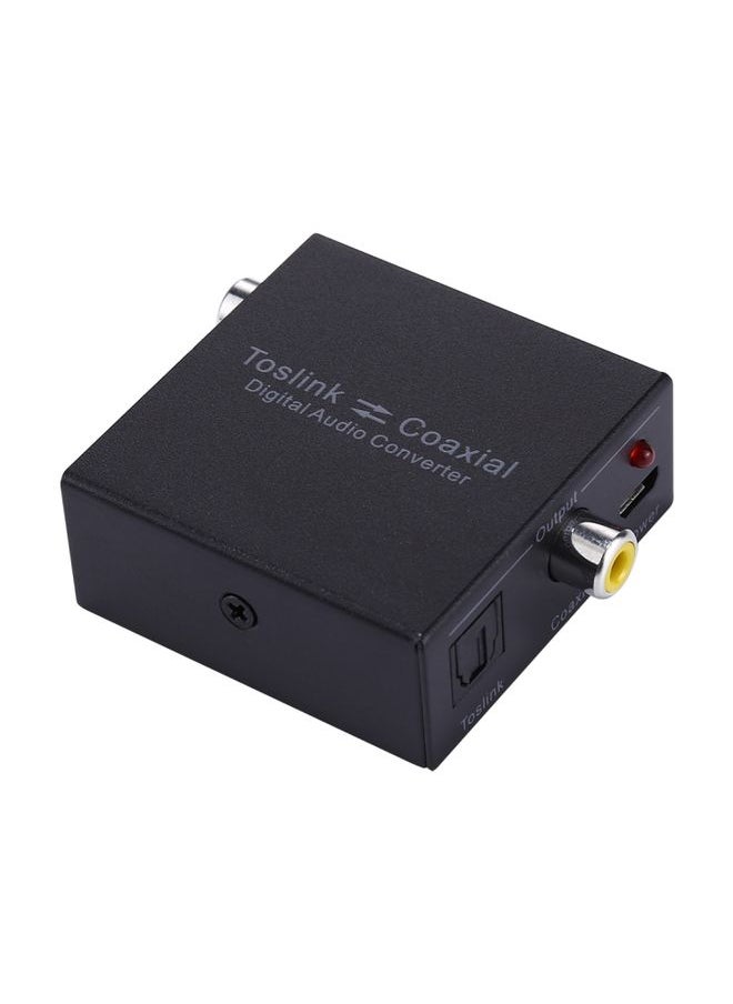 BURAQ - NK-Q7 Tendak Optical SPDIF Toslink to Coaxial / Coaxial to Optical SPDIF Toslink Bi-directional Swtich Digital 2-Way Audio Converter - Image 1