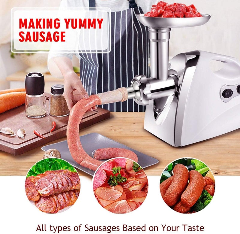 Mudder 3 Pieces Sausage Stuffer Tubes Stainless Steel Grinder Stuffer Tubes for Size 5 Meat Food Grinder, 3 Sizes - Image 4