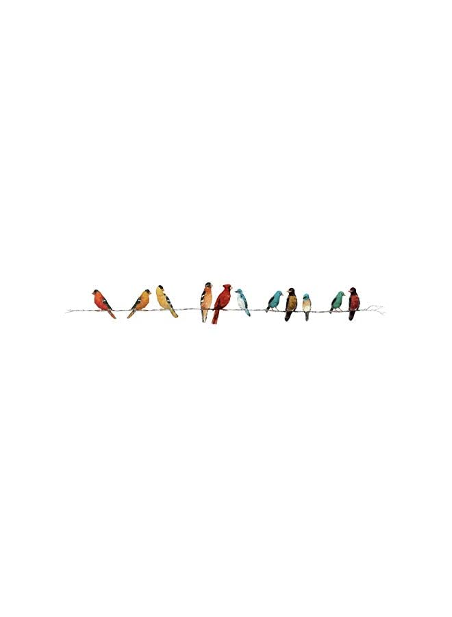 RoomMates Song Birds Peel And Stick Wall Decals,Red, Yellow, Blue - Image 4