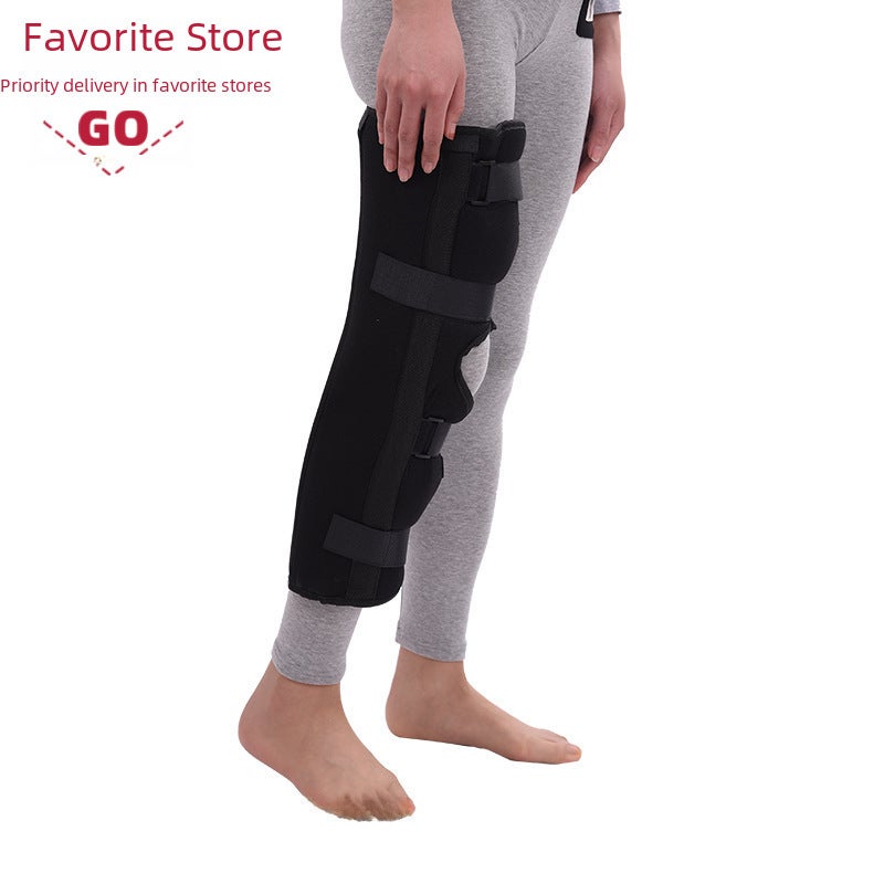 Knee Support: Black Adult Size - Enhanced Joint Stabilization, Durable Robust Material - Comfortable Wear for Running, Fitness, Healthcare Massage - Image 2