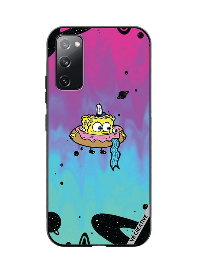 VR CREATIVE Protective Case Cover For Samsung Galaxy S20 FE 5G Spongebob Design Multicolour - Image 1