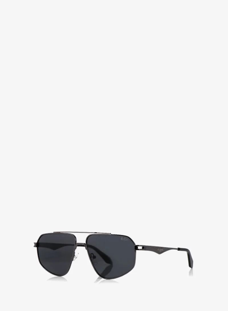 لي كوبر Sunglasses Shiny Gold Frame Grey Mirror Lens mm  - CKJ20109SN.717