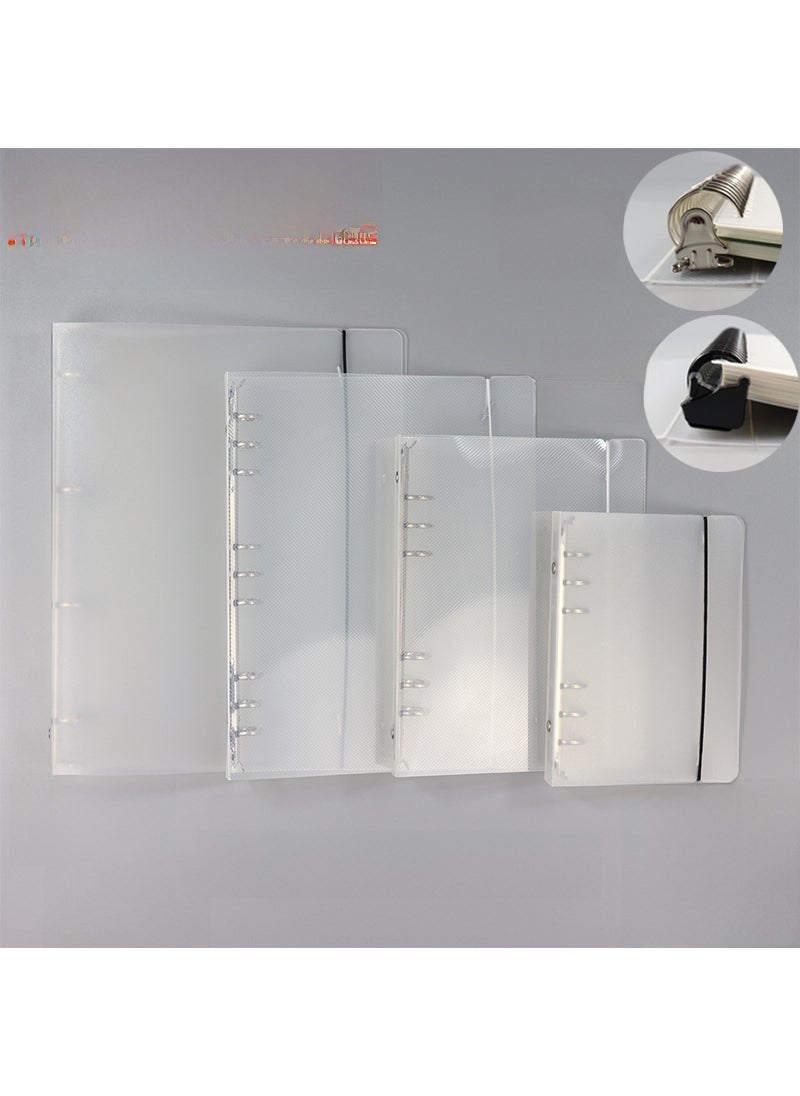 Generic Matte Twill Ring Binder Notebook A4 B5 A5 A6 A6 6 hole strap conventional 