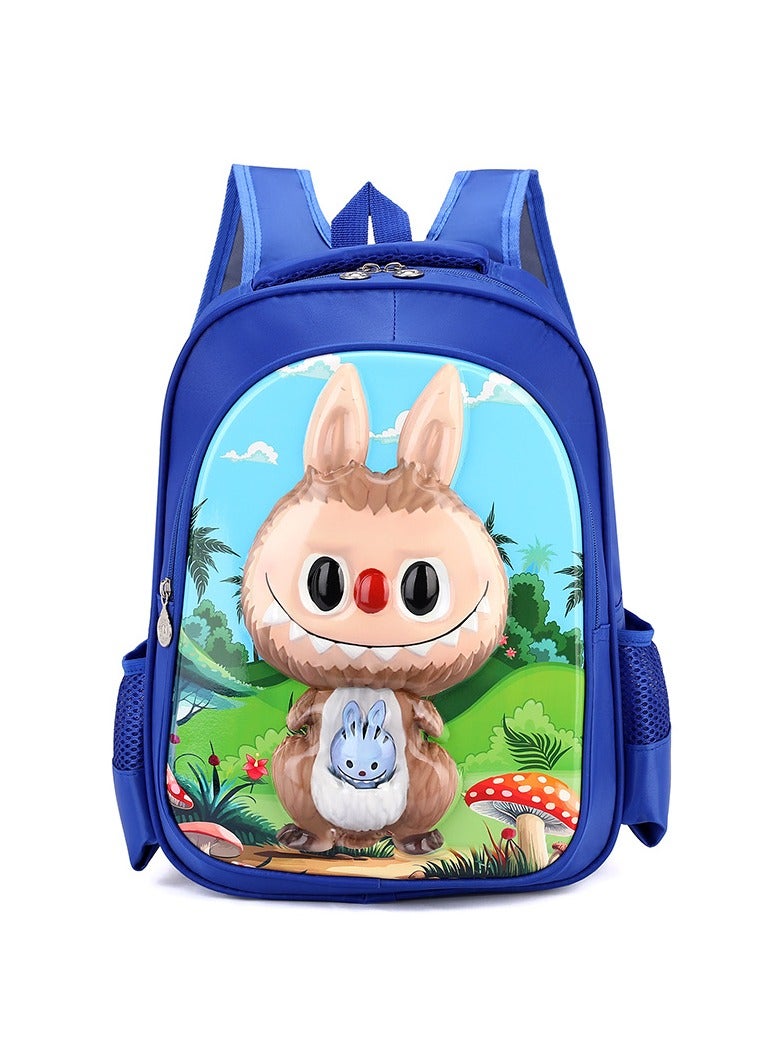 Labubu Children's Schoolbag, Primary School Student 3D Cartoon Backpack, Student Bag 39*35*15CM - Image 1
