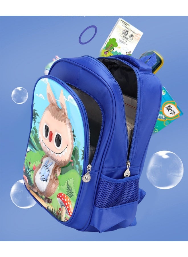 Labubu Children's Schoolbag, Primary School Student 3D Cartoon Backpack, Student Bag 39*35*15CM - Image 3
