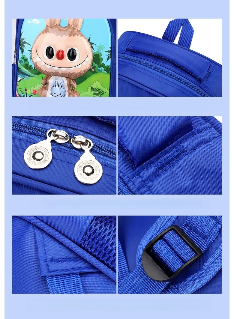 Labubu Children's Schoolbag, Primary School Student 3D Cartoon Backpack, Student Bag 39*35*15CM - Image 4