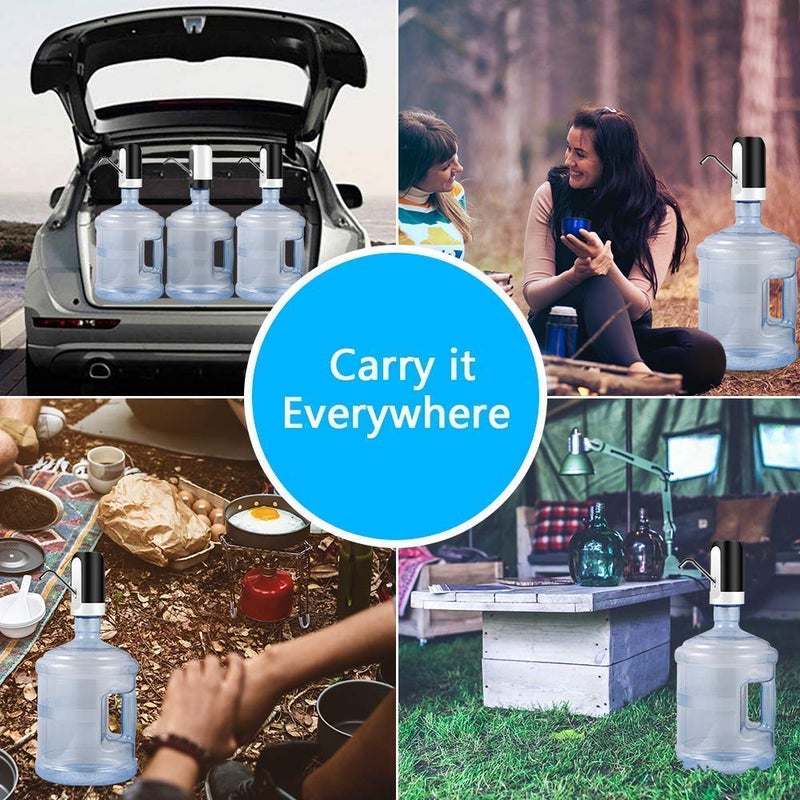 shopper 52.com shopper 52com USB Rechargeable Automatic Water Dispenser Pump for 20 L Bottle - Image 3