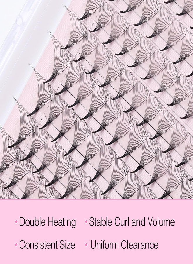 EMEDA 320 Fans Premade Lash Fans Pointy Thin Base 5D/8D/10D/14D/16D/20D Premade Fans Eyelash Extensions Stable D Curl Lash Extension Premade Fans Pre Volume Lash Extensions (14D-0.05-D-8-15mm) - Image 3