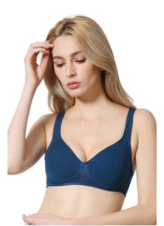 Van Heusen Van Heusen Women Wireless Non Padded Shaper Bra - Anti Bacterial, Encircled Side Panel_11004_Blue Opal_36B  - Image 4