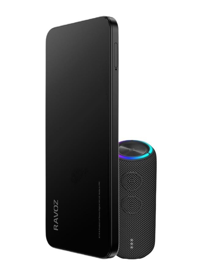 رافوز بدون كاميرا، بدون نظام تحديد المواقع العالمي (GPS)، ذاكرة وصول عشوائي (RAM) سعة 12 جيجابايت (4 جيجابايت + 8 جيجابايت قابلة للتوسيع)، ذاكرة قراءة فقط 128 جيجابايت، بشريحتي اتصال، بطارية 5000 مللي أمبير/ساعة، دعم NFC، ومكبر صوت ستيريو محمول خارجي بتقنية البلوتوث، صوت احترافي أصلي، مكبر صوت بقوة 30 وات، مقاوم للماء IPX7Bundle - Image 1