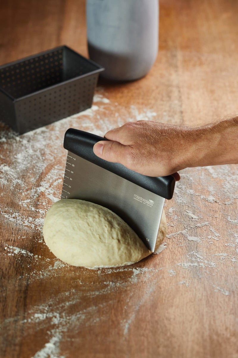 Master Class MasterClass Stainless Steel Dough Scraper/Cutter, Silver, 15 x 7.5 cm - Image 4