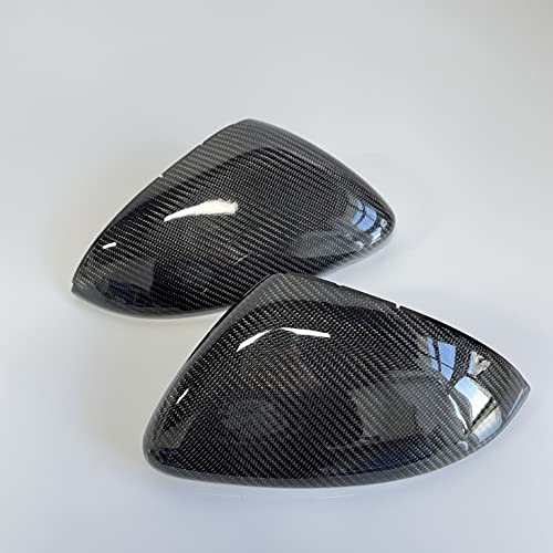 BODENLA Real Carbon Fiber Side Mirror Caps Rearview Side Mirror Covers for Volkswagen VW Golf R Mk7 Mk7.5 2015-2019 and Golf GTI MK7 MK7.5 2015-2021 - Image 3