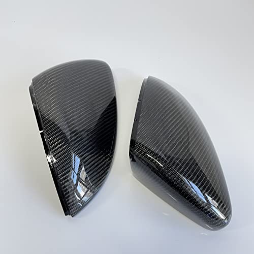 BODENLA Real Carbon Fiber Side Mirror Caps Rearview Side Mirror Covers for Volkswagen VW Golf R Mk7 Mk7.5 2015-2019 and Golf GTI MK7 MK7.5 2015-2021 - Image 4