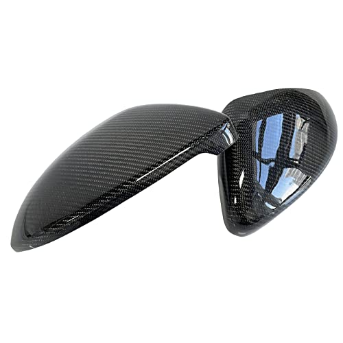 BODENLA Real Carbon Fiber Side Mirror Caps Rearview Side Mirror Covers for Volkswagen VW Golf R Mk7 Mk7.5 2015-2019 and Golf GTI MK7 MK7.5 2015-2021 - Image 1