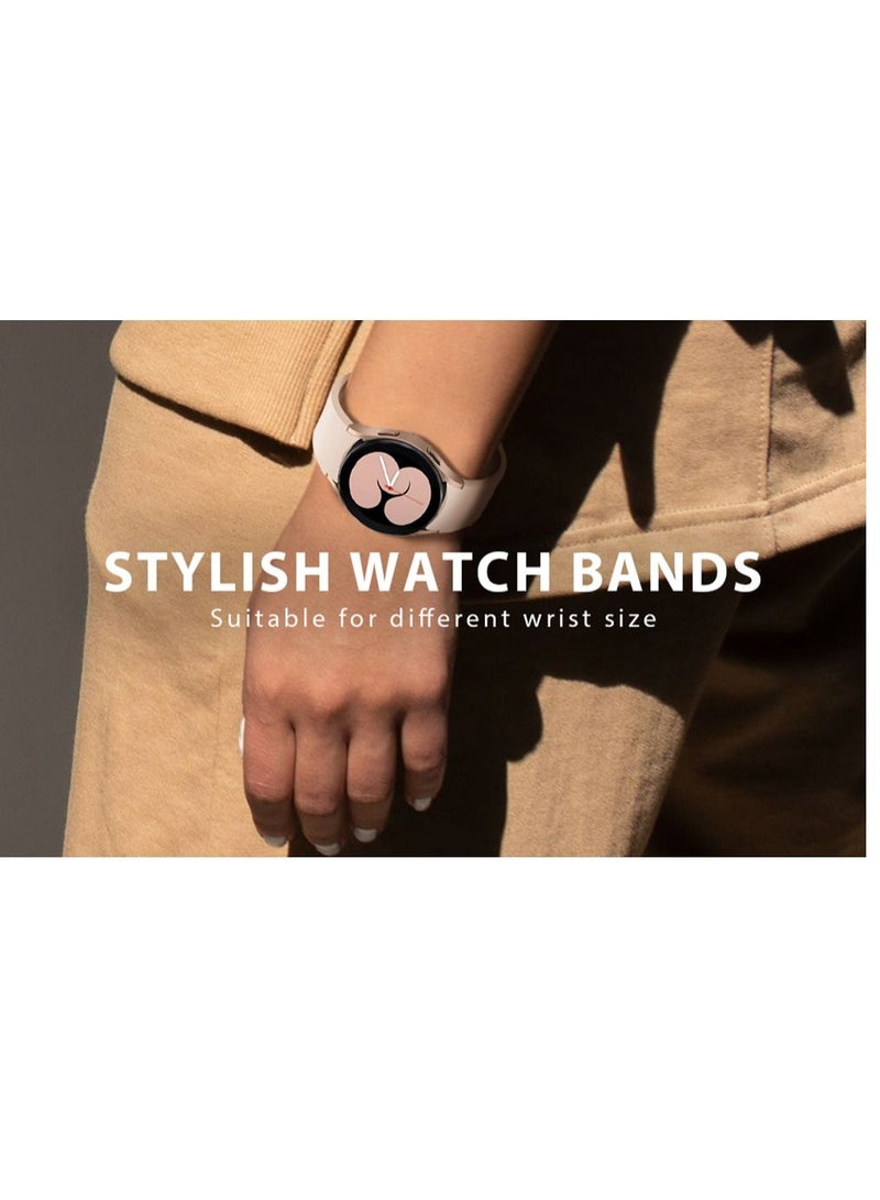 SYOSI 10 Pack Bands, Compatible for Samsung Galaxy Watch 5 Galaxy Watch 4 40mm 44mm / Galaxy Watch 4 Classic 42mm 46mm Band, Silicone Strap with Colorful Buckle for Galaxy Watch 5 Pro 45mm Women Men - Image 5