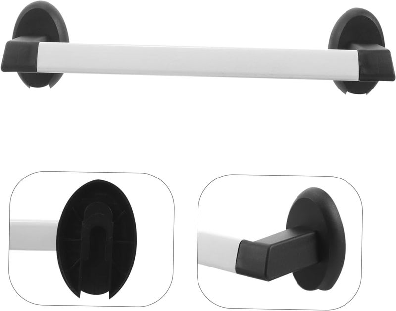 حامل مناشف MAGICLULU مثبت على الحائط بدون حفر، منظف تخزين الأحذية مصمم للحمام، حامل مناشف أنيق سهل التنظيف متعدد الأغراض - Image 3