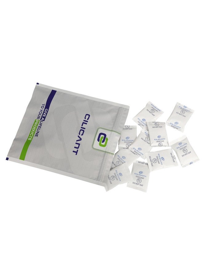 CILICAnT جيل السيليكا CILICAnT الأبيض 5 جرام كيس من 50 عبوة (5 جرام × 50 قطعة = 250 جرام) ماص للرطوبة مزيل للرطوبة للغرفة، الخزانة، الكاميرا والعدسات لتجنب الرطوبة والفطريات - Image 3