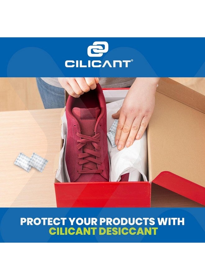 CILICAnT جيل السيليكا CILICAnT الأبيض 5 جرام كيس من 50 عبوة (5 جرام × 50 قطعة = 250 جرام) ماص للرطوبة مزيل للرطوبة للغرفة، الخزانة، الكاميرا والعدسات لتجنب الرطوبة والفطريات - Image 4