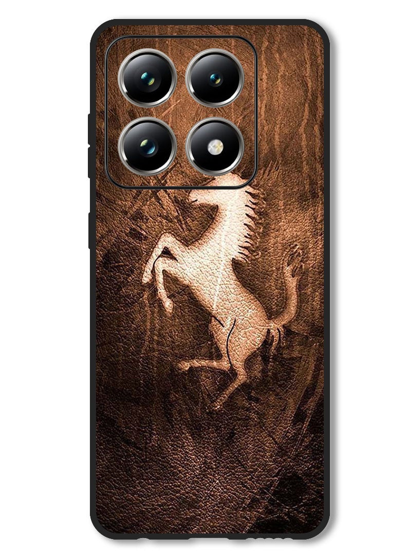 Theodor Case Compatible with Xiaomi 14T Protection Shockproof Bumper Cover Leather Horse - Image 1