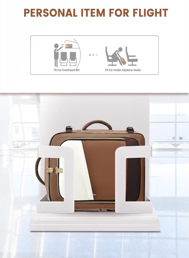 LOVEVOOK Travel Backpack for Women, 40L Carry On Backpack for Airplanes, Beige-brown, 40L-4 pcs, Classic - Image 2