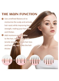 EELHOE Batana Oil for Hair Growth Healthier Thicker Fuller Hair, Batana oil, Batana Oil for Hair Growth, Batana Oil Organic, Batana Oil Organic for Healthy Hair, Batana Oil Hair Mask (1PCS)  - Image 4