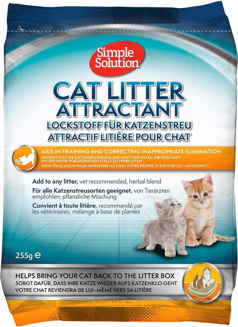 Simple Solution Solution Cat Litter Attractant Pouch 255g 