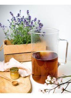 Wessper Wessper D2 Borosilicate Glass Pitcher, Heat-Resistant, 3.3L, Clear  - Image 5
