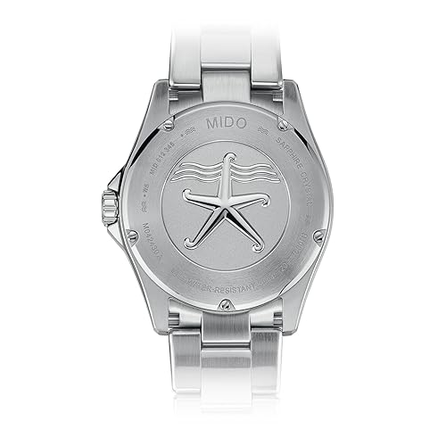 MIDO Ocean Star 200C - Swiss Automatic Diving Watch for Men - 42.5mm Stainless Steel Case - Rotating Ceramic Bezel - Black Wave-Design Dial with Day,Date Calendar - Stainless Steel Bracelet - M0424302105100 - Image 2