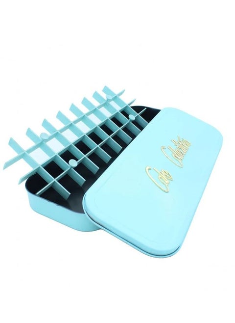 Cake Collections Non-Stick Cake Divider With Lid Blue