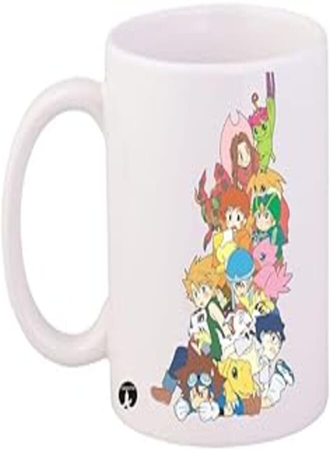 RYN Anime Cartoon Character Mug White/Pink/Blue 11Ounce - RYNmg12890