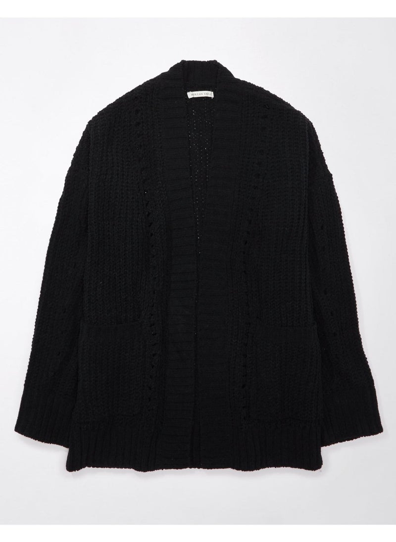 American Eagle Open Chenille Cardigan - Image 4