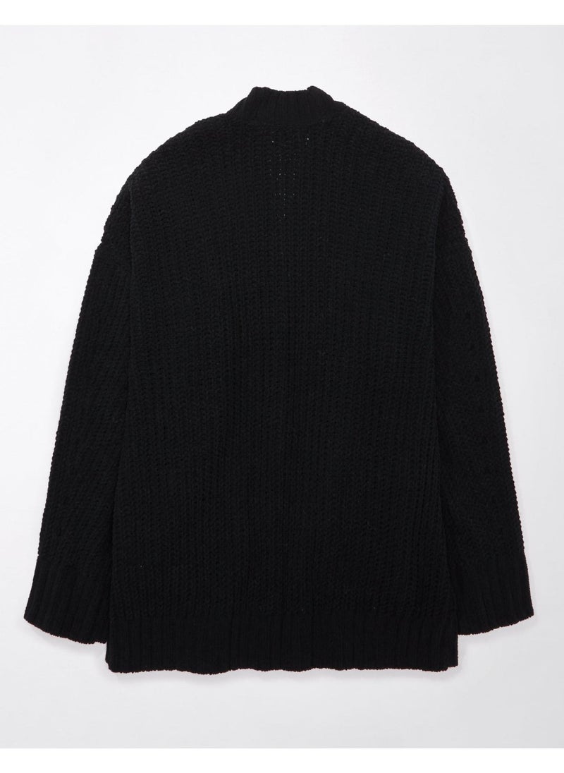 American Eagle Open Chenille Cardigan - Image 5