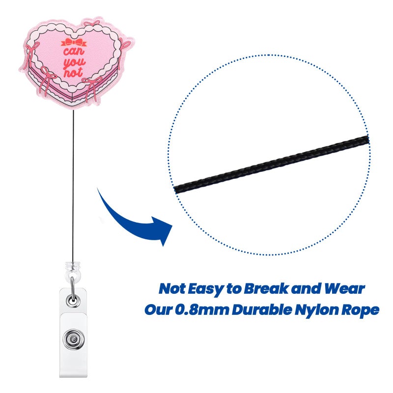 BVIIE Can You Not Funny Nurse Badge Reel  Cute Retractable Id Card Badge Holders  Medical Badge Clip For Nurses Station Psychiatry Er Ed Rn Cna Social Workers Psychologist Physician Front Desk Receptionist - Image 5