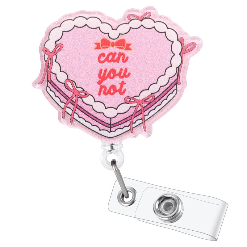 BVIIE Can You Not Funny Nurse Badge Reel  Cute Retractable Id Card Badge Holders  Medical Badge Clip For Nurses Station Psychiatry Er Ed Rn Cna Social Workers Psychologist Physician Front Desk Receptionist - Image 1
