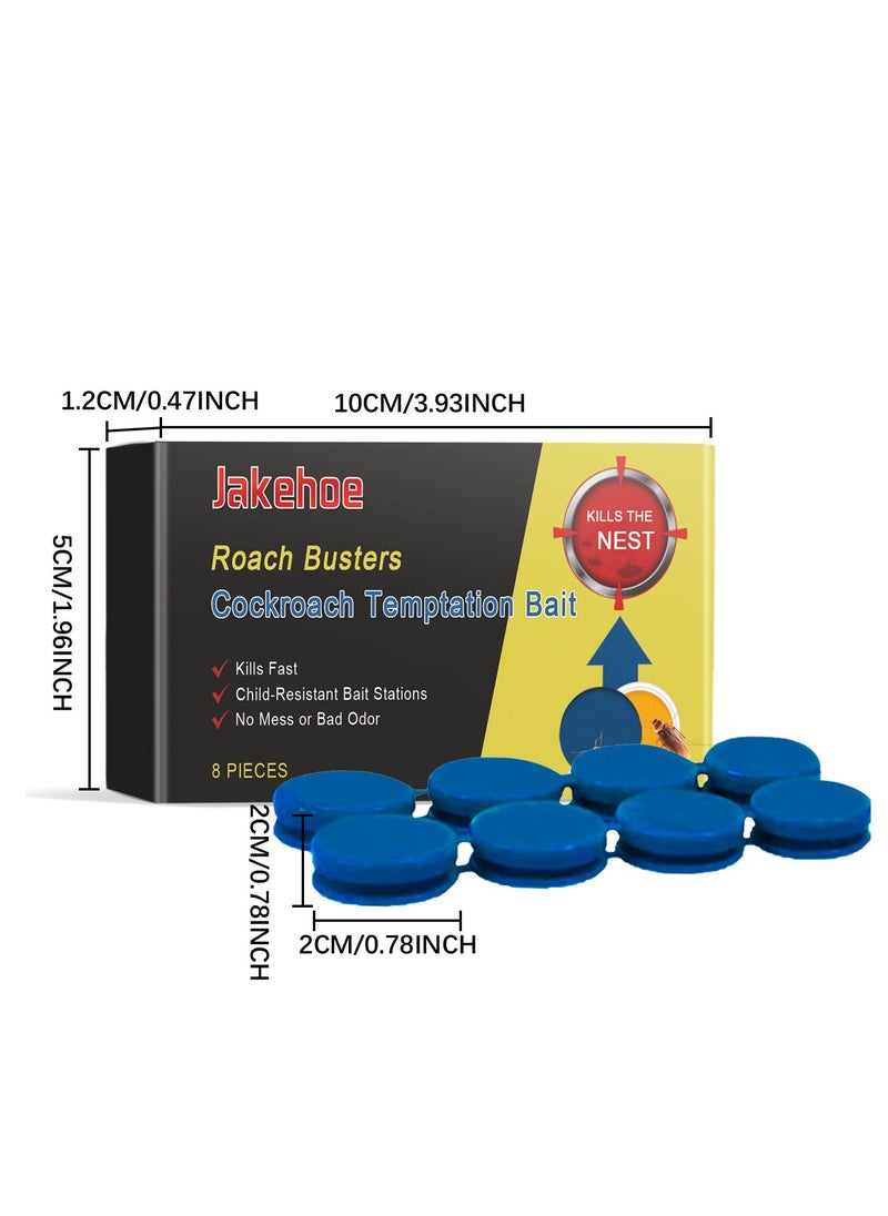Jakehoe Cockroach Bait Ointment Bait Agent Household Cockroach Killer Kitchen Cockroach Sticker 3 Boxes  - Image 2