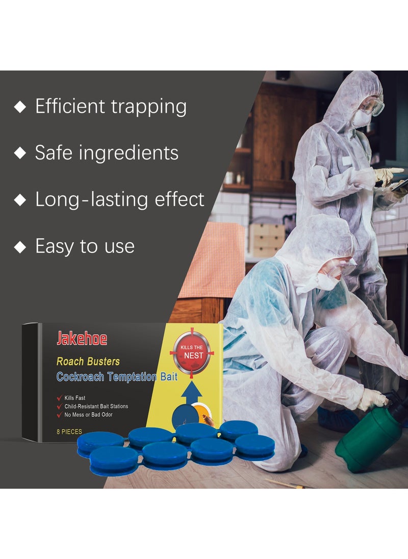 Jakehoe Cockroach Bait Ointment Bait Agent Household Cockroach Killer Kitchen Cockroach Sticker 3 Boxes  - Image 3