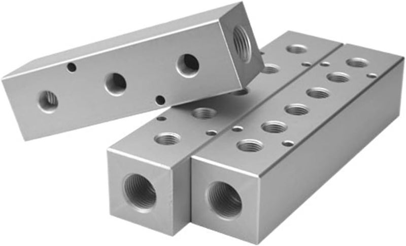 Distributor Exhaust Thickened 20x25 G1/4 to G1/4 Split Teeth Exhaust Source Oil Water Distribution Shunt Block Straight-Through (Color : 12 Way (35mm)) - Image 3