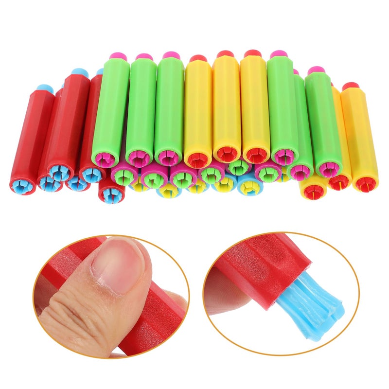 Adjustable Chalk Holder Extension Clip 60pcs Reusable Clamp Assorted Colors 2pcs - Image 4