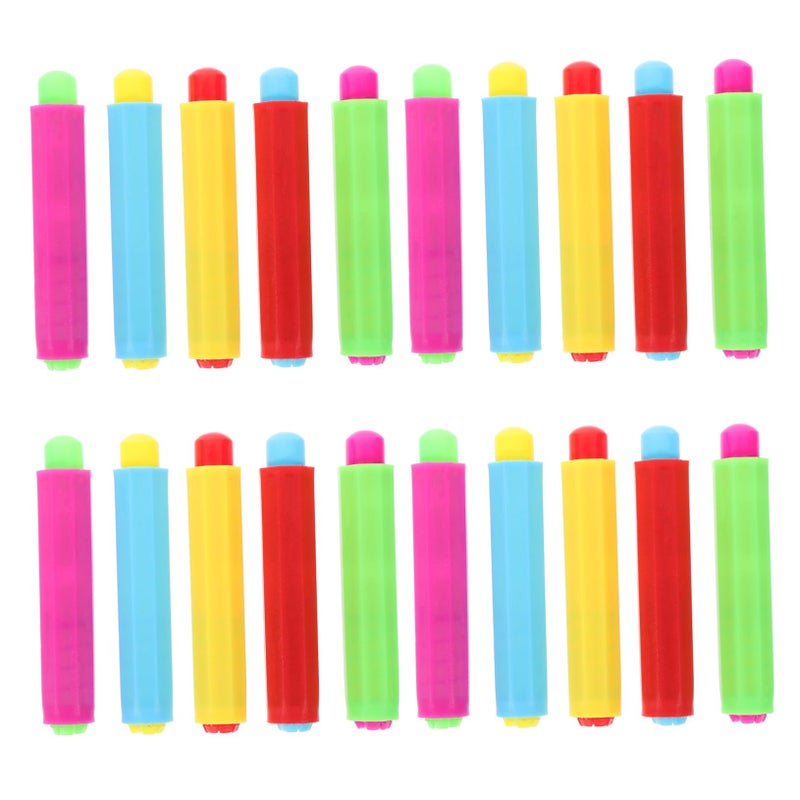 Adjustable Chalk Holder Extension Clip 60pcs Reusable Clamp Assorted Colors 2pcs - Image 2