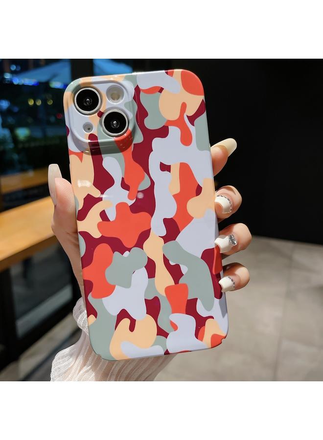 Zaboon Case For iPhone 13 mini Precise Hole Camouflage Pattern PC Phone Case - Image 1