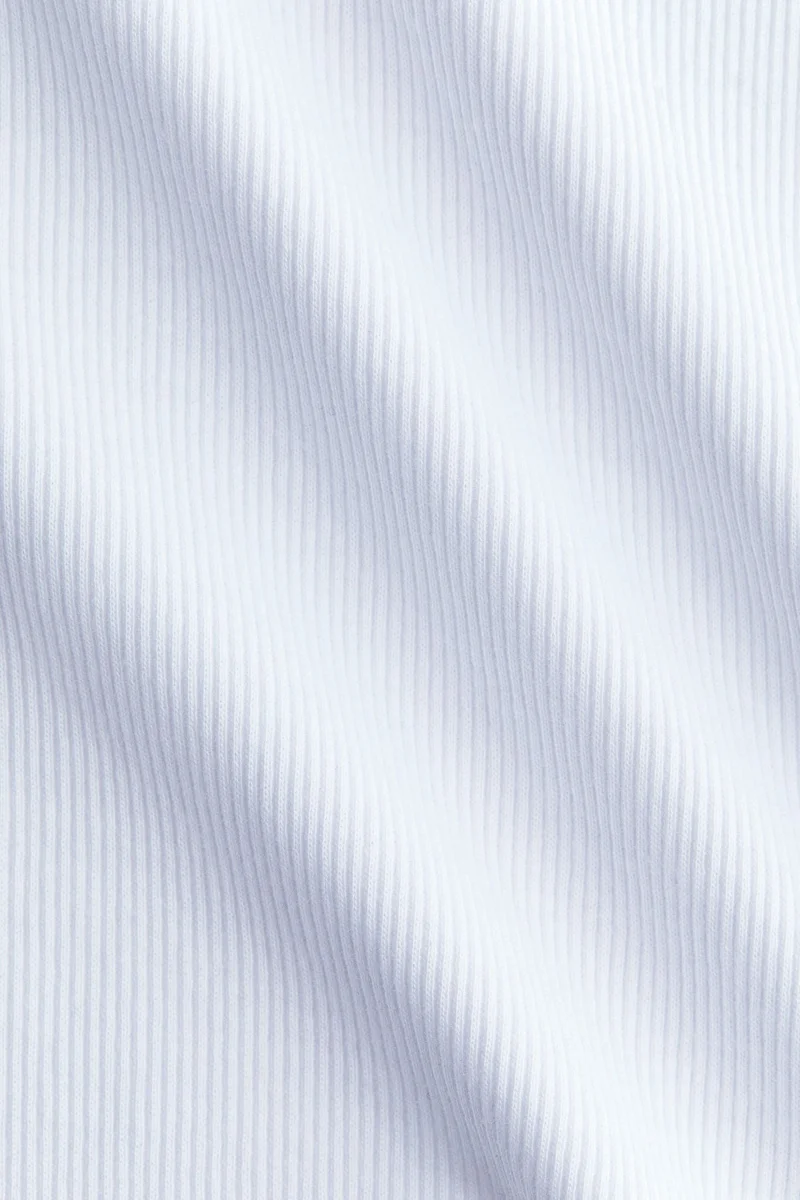 H&M Ribbed cotton vest top