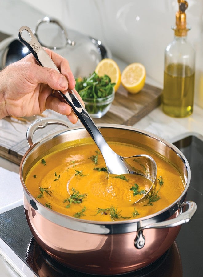 Hestan أدوات الطهاة من هيستان بروفيجنز، مغرفة (13 بوصة/ 5 أونصة)، فولاذ مقاوم للصدأ مصقول يدويًا - Image 2
