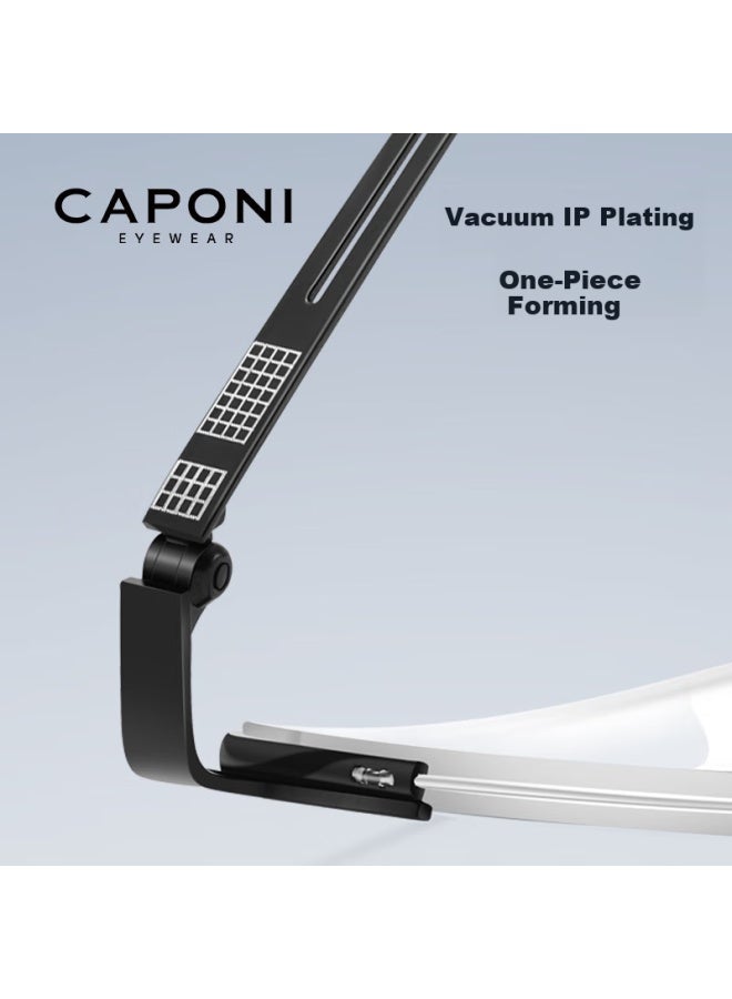 Caponi Imported Titanium Reading Gl For Men With Smart Zoom Function, Bifocal Reading Gl, Genuine Product For Driving And Walking - Image 4