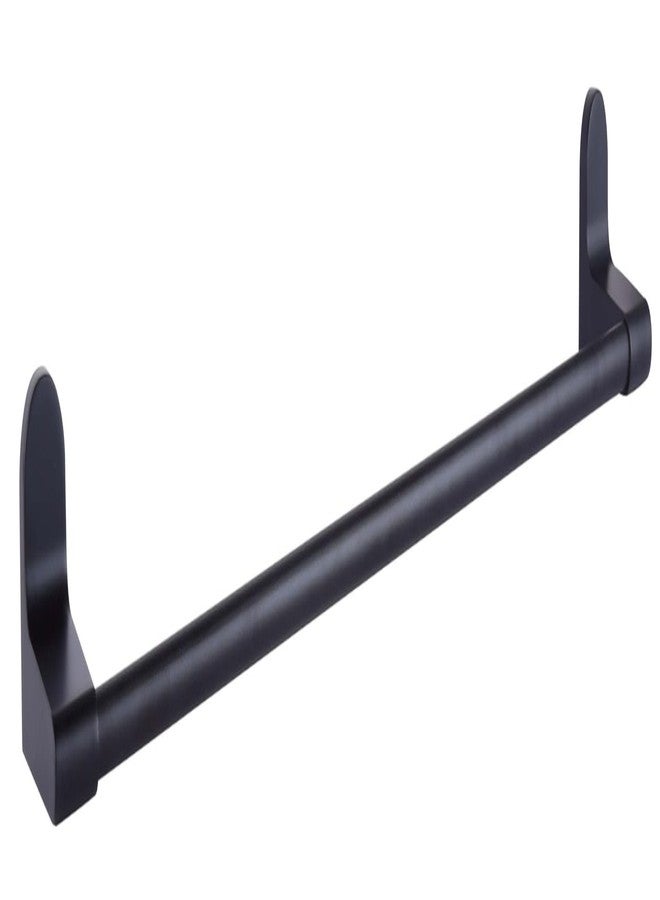 Canarm LYLA MBK 24-Inch Towel Bar - Sophisticated Matte Black Aluminum, Sleek & Durable Wall-Mount Design, Ideal for Contemporary Bathrooms - Image 1