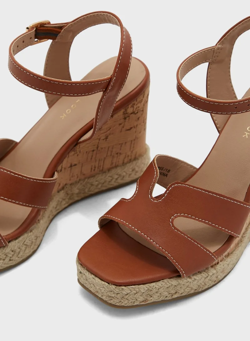 NEW LOOK Pearls Wedge Sandals