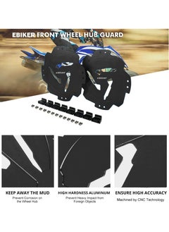 General Pair of Rear Wheel Hub Guard Protector for Yamaha RAPTOR 700R 700 2014-2021 YFZ450R 2014-2021 YFZ450 2017, Black  - Image 4